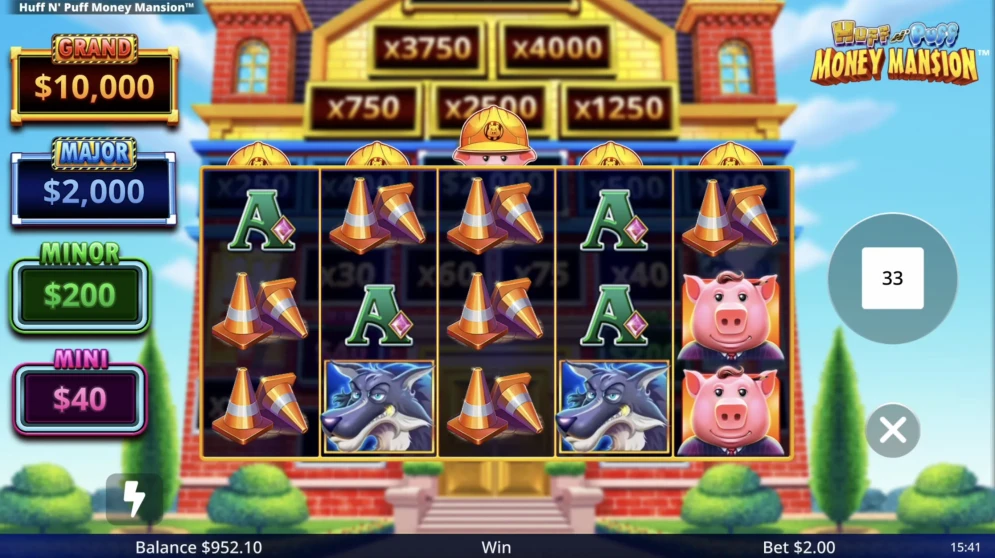 Huff N' Puff Money Mansion