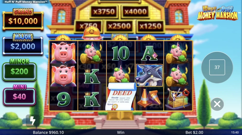 Huff N' Puff Money Mansion