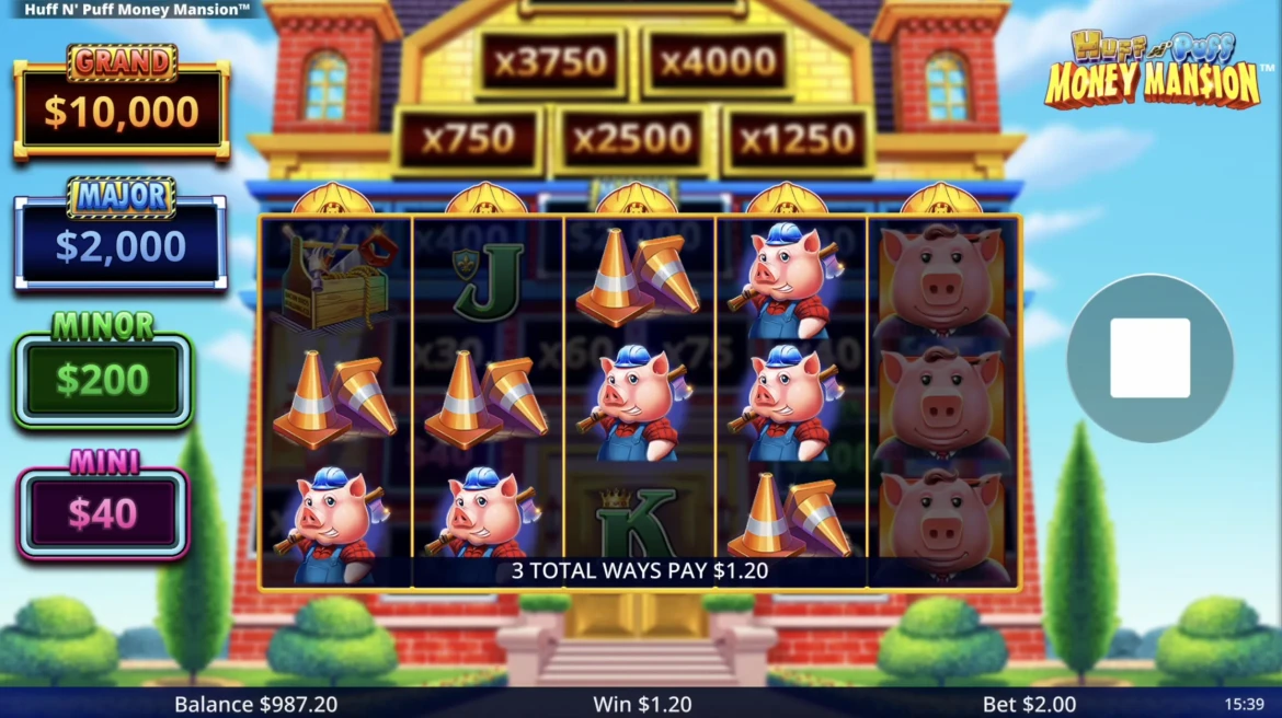 Huff N' Puff Money Mansion